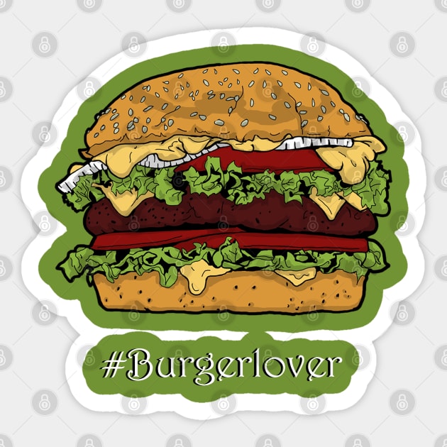 Burgerlover Sticker by Astrablink7